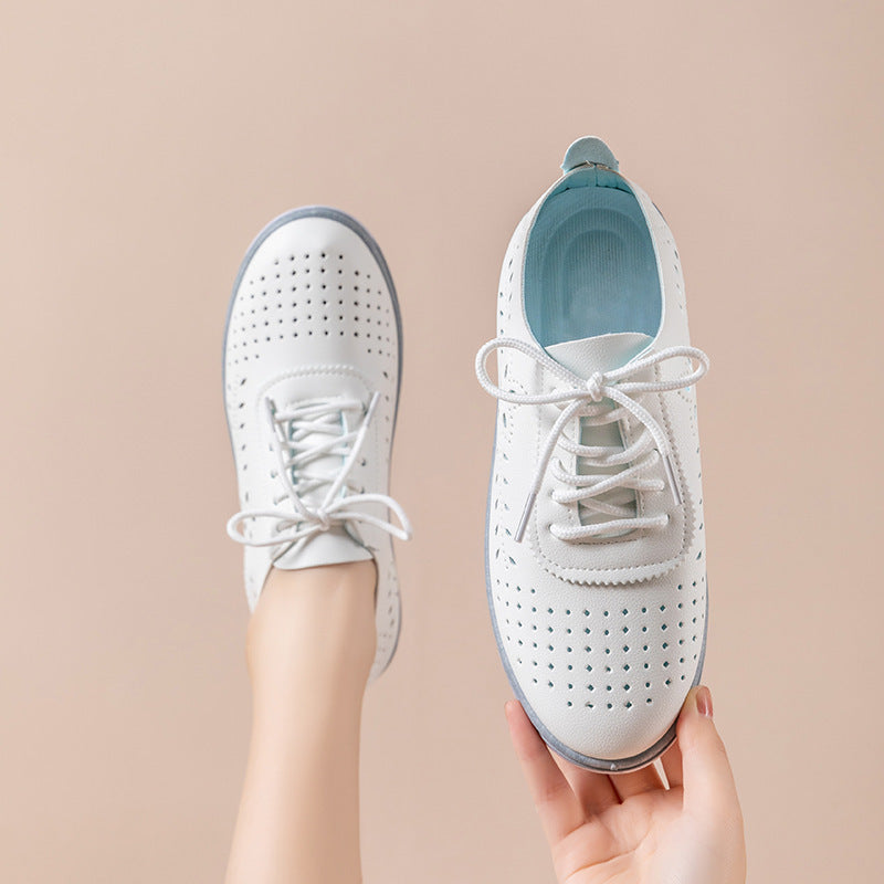 Damen Atmungsaktive Freizeitschuhe mit perforiertem Obermaterial und flexibler Sohle R&B