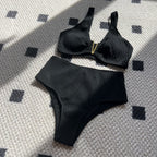 Damen Hochgeschnittener Bikini mit modischem Design R&B