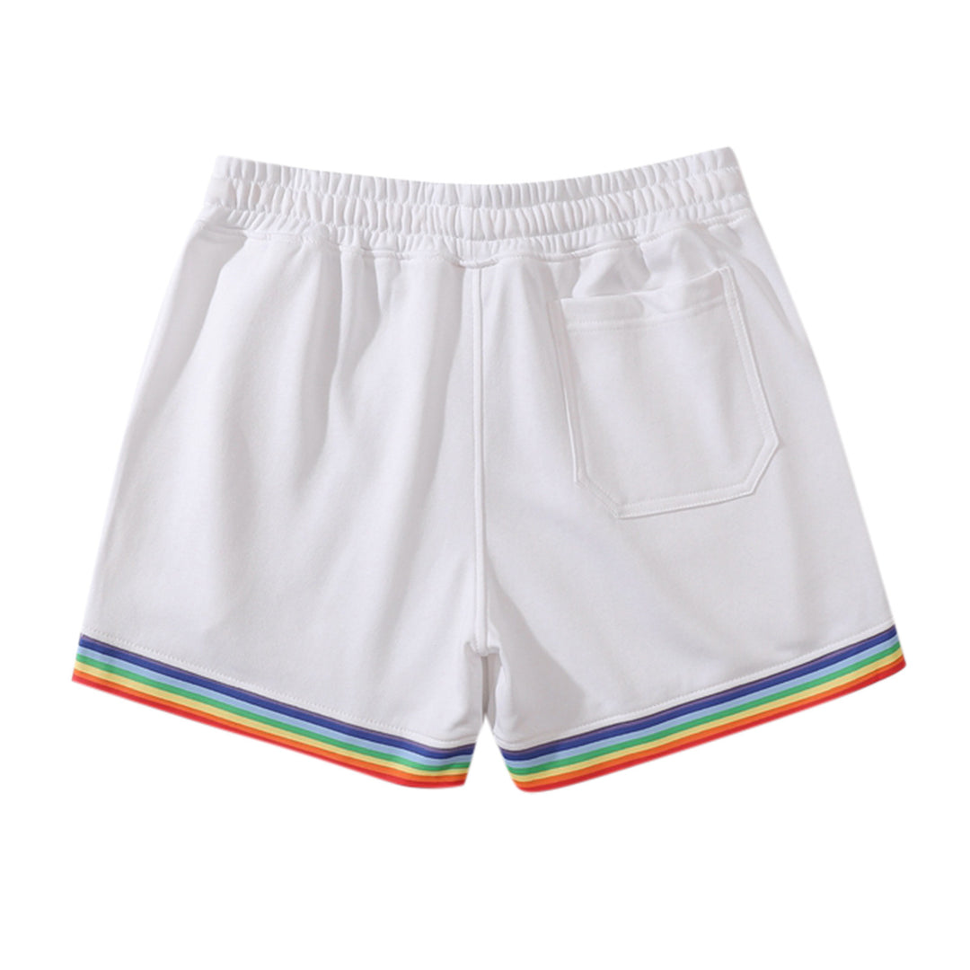 Damen Sportliche Freizeithosen mit buntem Streifen-Design R&B