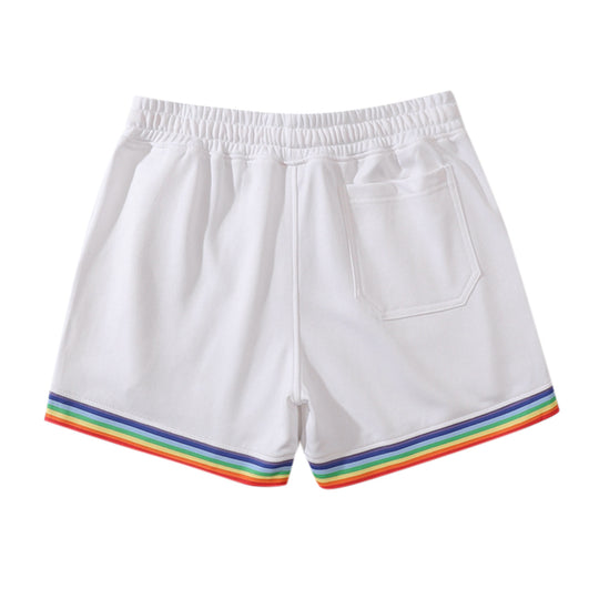 Damen Sportliche Freizeithosen mit buntem Streifen-Design R&B