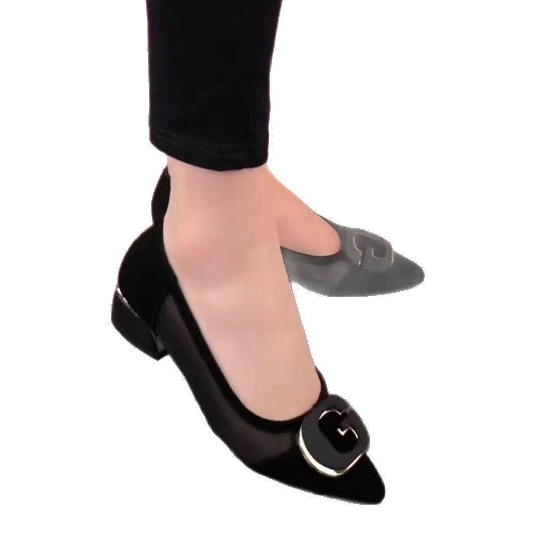 Damen elegante und stilvolle Pumps mit dekorativem Schuhverschluss