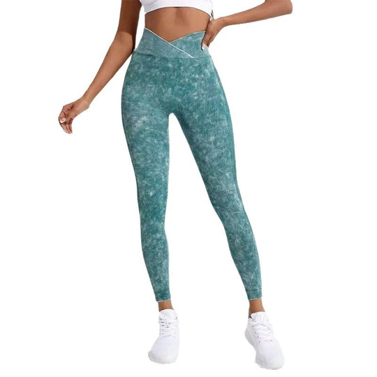 Damen Hochgeschnittene Sportleggings R&B