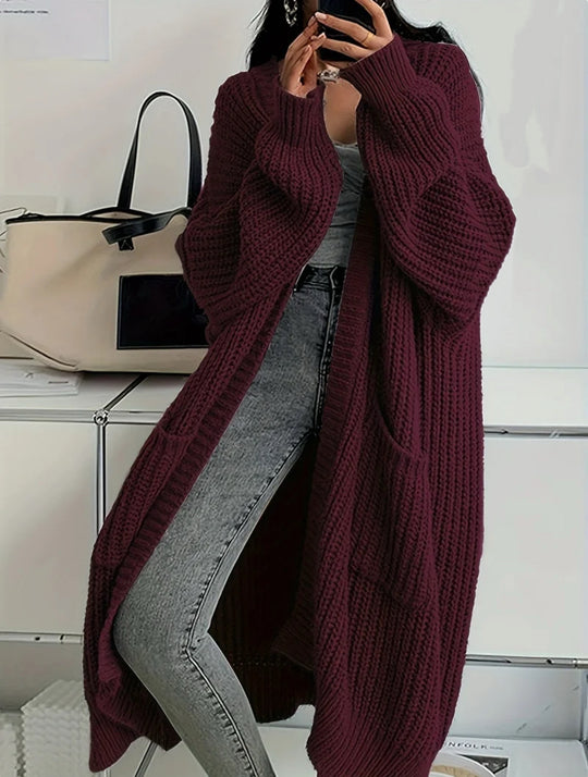 Damen Strickmantel im Oversized-Stil R&B