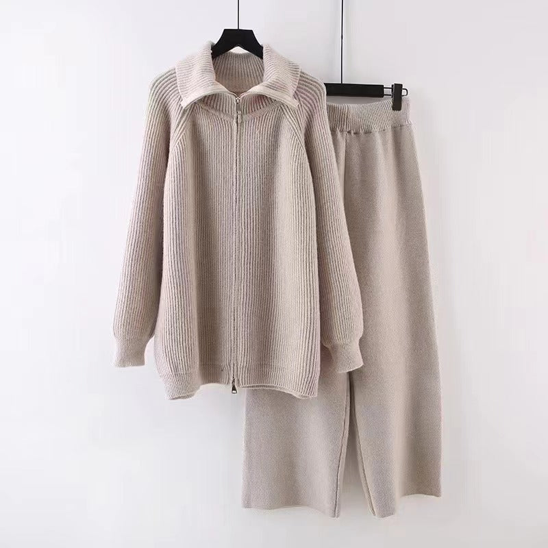 Damen Hochwertiges Strickanzug R&B