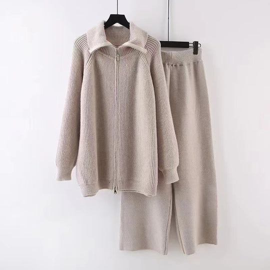 Damen Hochwertiges Strickanzug R&B