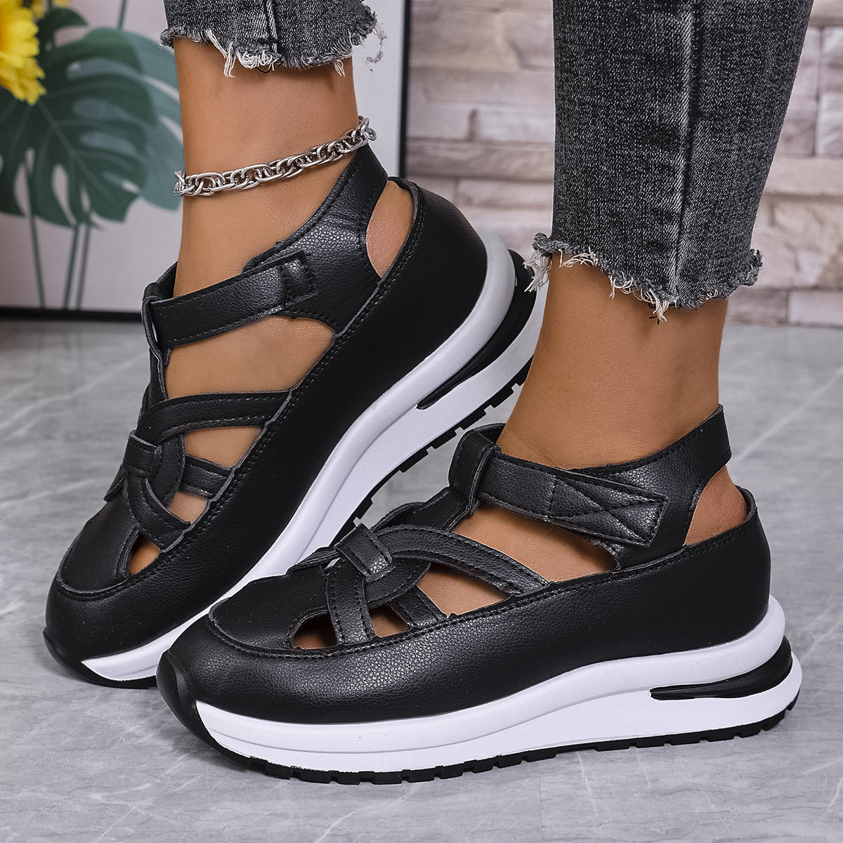 Damen Komfortable Freizeitschuhe mit atmungsaktivem Obermaterial und rutschfester Sohle R&B
