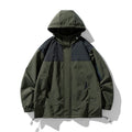 Herren funktionale Wetterjacke mit innovativem Kapuzen-Design und atmungsaktiven Einsätzen R&B