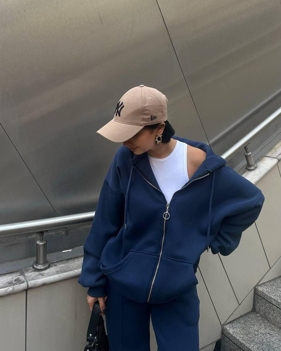 Damen Hoodie und Jogginghose mit weitem Schnitt R&B