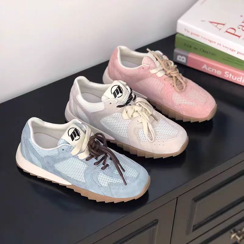 Damen Sportliche Sneakers mit atmungsaktiver Mesh-Oberfläche und rutschfester Laufsohle