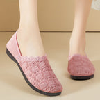Damen Bequeme Ballerinas aus atmungsaktivem Strickmaterial R&B