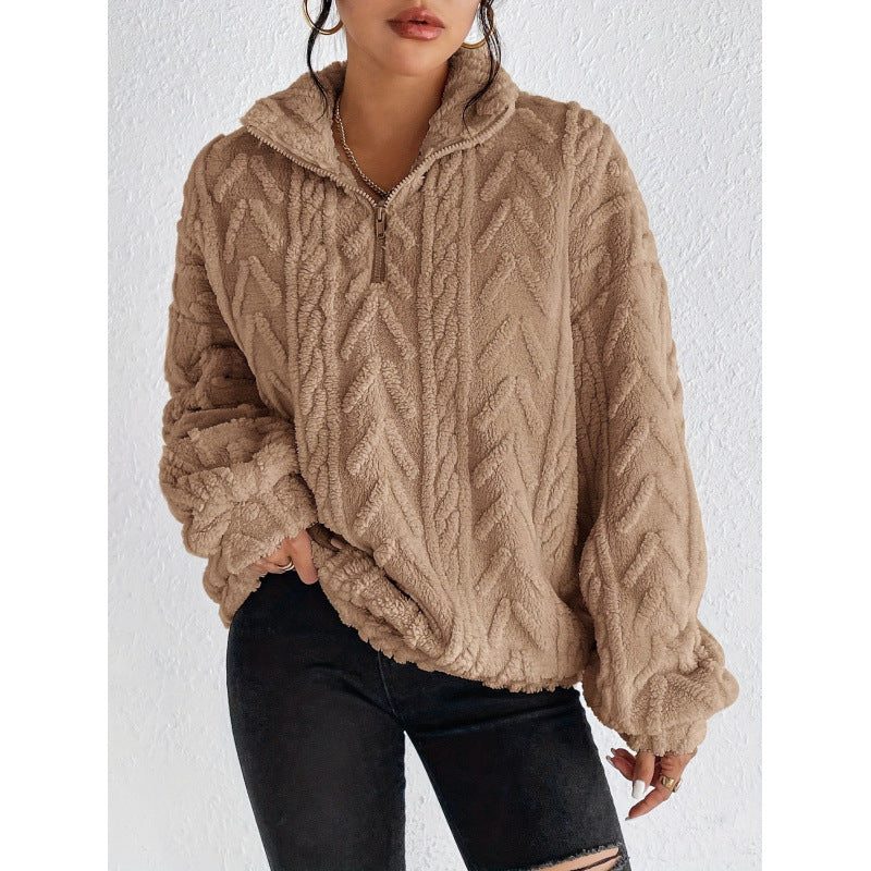 Damen Kuscheliger Kapuzenpullover R&B