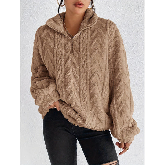 Damen Kuscheliger Kapuzenpullover R&B