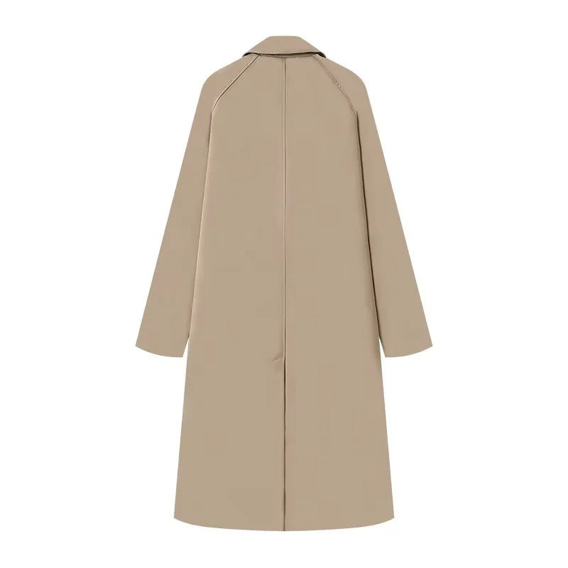 R&B | Trail Karo Gefütterter Einreihiger Trenchcoat