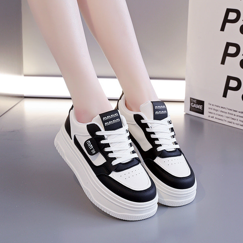 Damen modische Sneaker mit eleganter Plateausohle und atmungsaktiver Struktur R&B