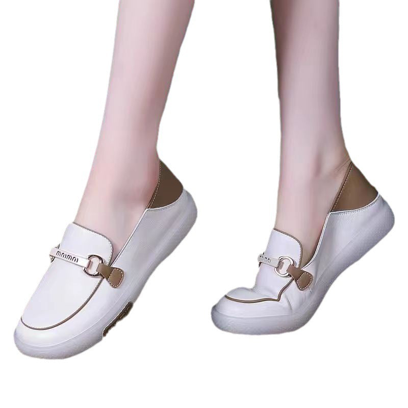 Damen Slip-On Sneakers mit elegantem Metallverschluss und komfortablem Fußbett R&B