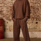 Herren bequeme Freizeithose mit seitlichen Eingrifftaschen und elastischem Bund R&B