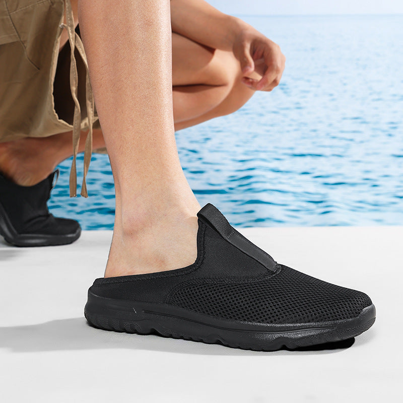 Damen nan leichte Schnelltrocknende Strand- und Pool-Slipper aus atmungsaktivem Wabenmesh mit flexibler profilierter Leichtsohle R&B
