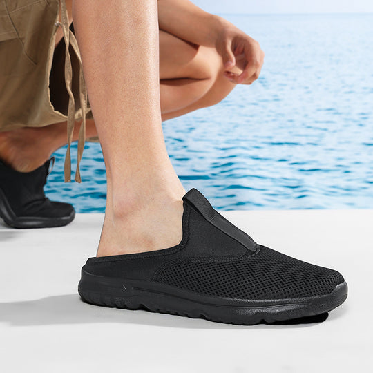 Damen nan leichte Schnelltrocknende Strand- und Pool-Slipper aus atmungsaktivem Wabenmesh mit flexibler profilierter Leichtsohle R&B