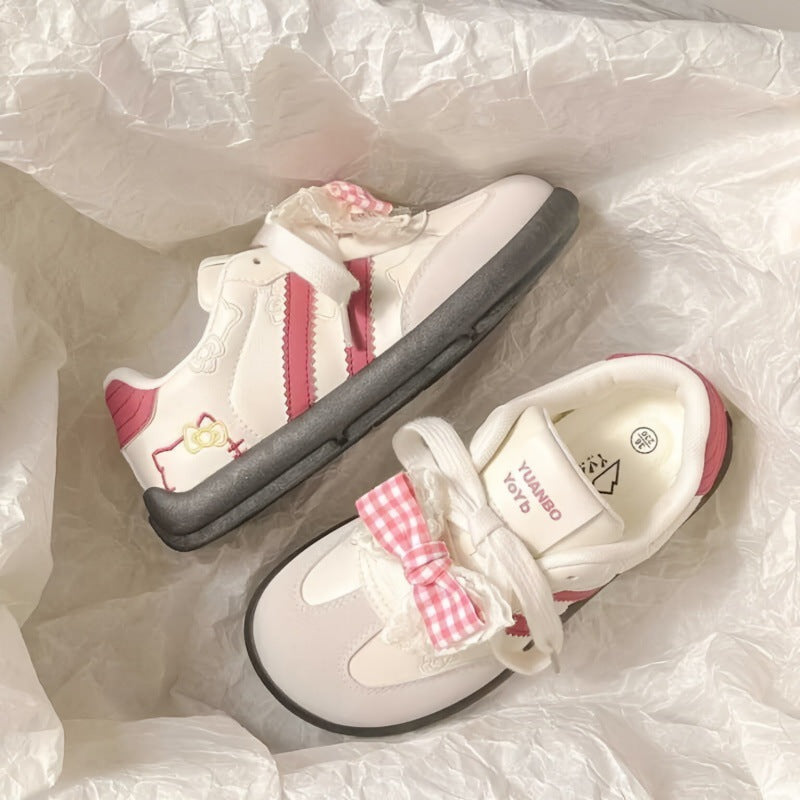 Damen Sportliche Sneaker mit einzigartigen Tiermotiven und dekorativer Schnürung