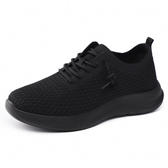 Damen Atmungsaktive Freizeitsneakers mit elastischem Strickdesign R&B