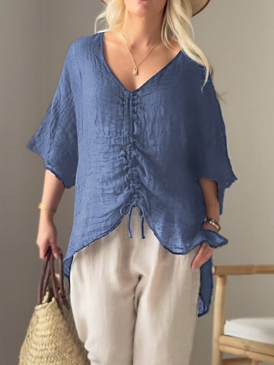Damen leichtes, oversize Tunika-Shirt R&B