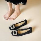 Damen Ballerinas mit funkelnden Applikationen
