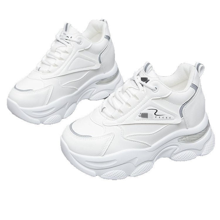Damen Sportliche Chunky Sneakers mit atmungsaktiven Einsätzen und komfortabler Dämpfung