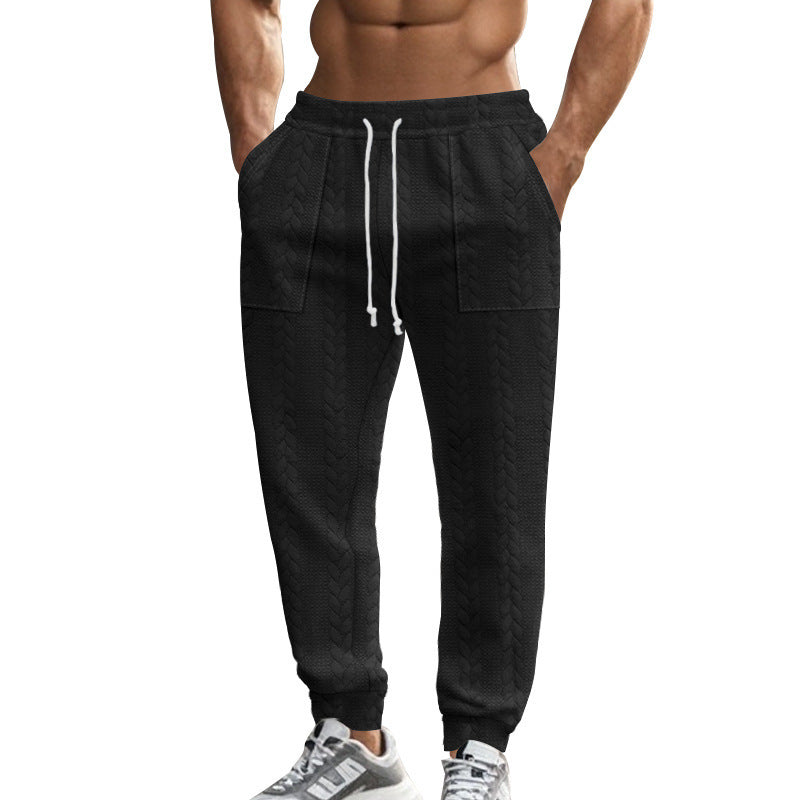 Herren bequeme Freizeithose mit innovativem Kordelzug und zwei praktischen Taschen R&B