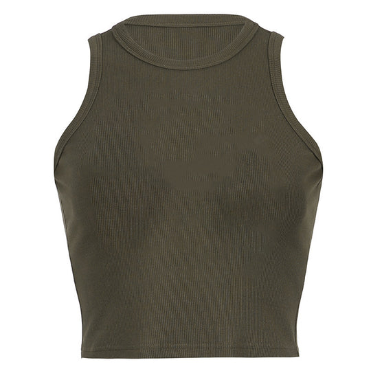 Damen Einfaches und bequemes Tanktop aus hochwertiger Baumwolle R&B
