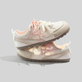 Damen Atmungsaktive Multifunktionssneakers mit elastischen Schnürsenkeln und rutschfester Sohle