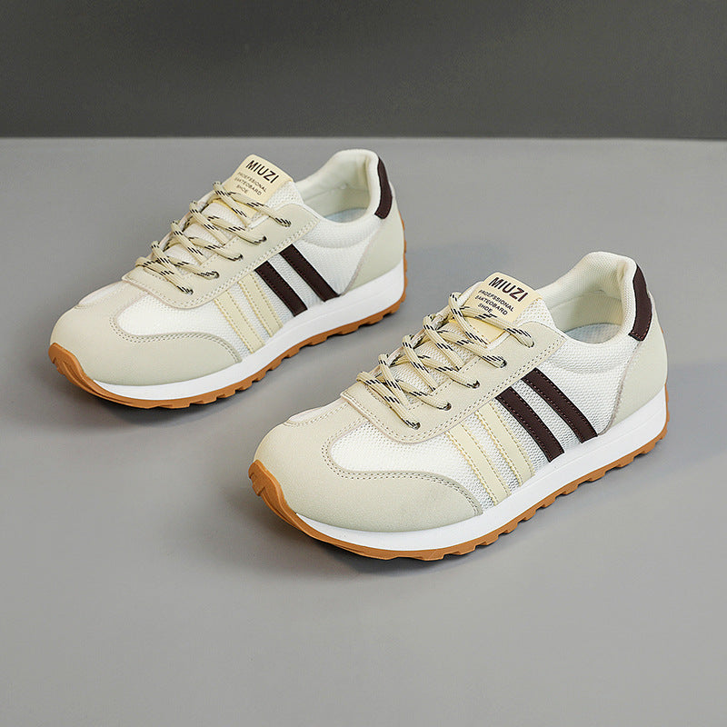 Damen Sportliche Sneakers mit atmungsaktiver Mesh-Oberfläche und rutschfester Laufsohle R&B