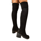 Damen Stiefel mit lässigem Raffungseffekt R&B