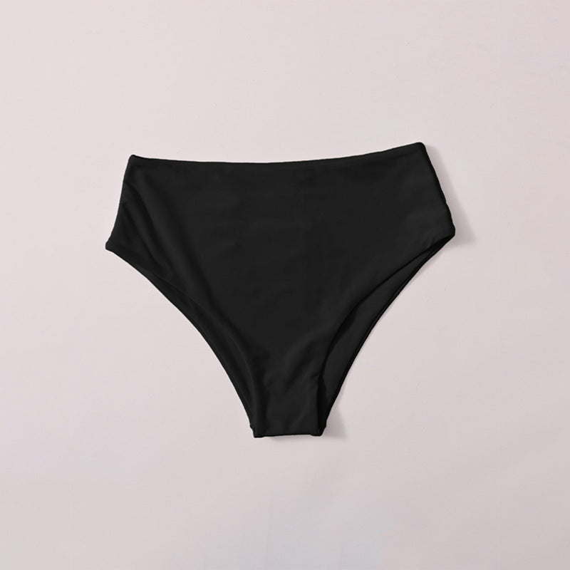 Damen Hochgeschnittener Bikini-Hosenteil mit elegantem Bund