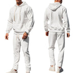 Herren lässiger Kapuzenpullover mit strukturiertem Design und praktischen Taschen R&B