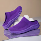 Damen nan Slip-On-Stricktrainer mit sockenhaftem Schaft und ergonomischer Dämpfungssohle R&B