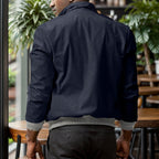 Herren sportliche Cordjacke mit praktischen Taschen und modernem Design R&B