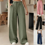 Damen Weite Freizeithose mit Kordelzug R&B