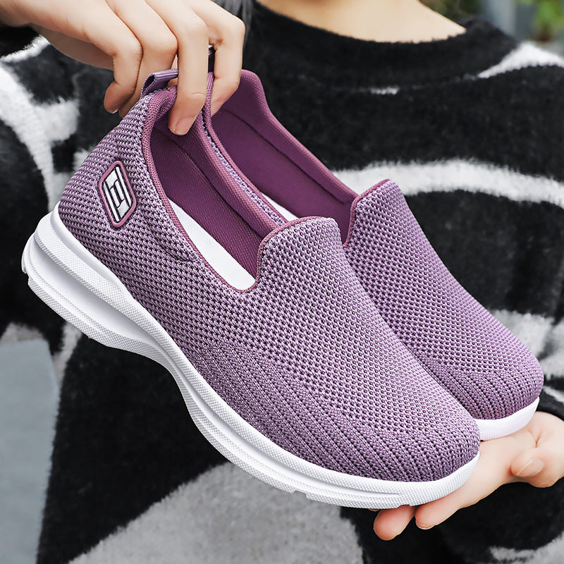 Damen Atmungsaktive Slip-On Laufschuhe mit weichem Innenfutter