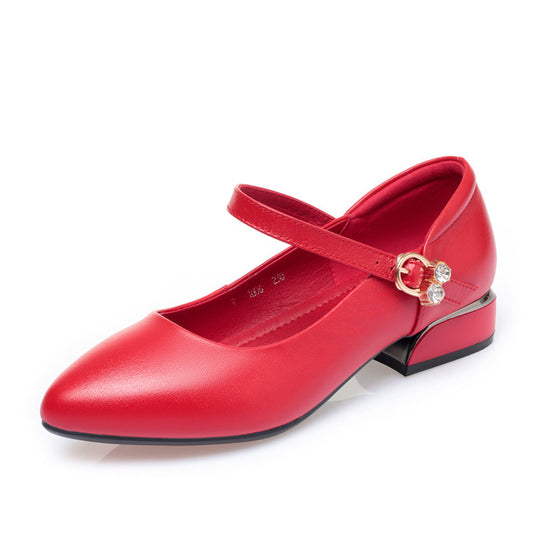 Damen Mary Jane Pumps mit modischem Schmuckdetail und komfortablem Blockabsatz R&B