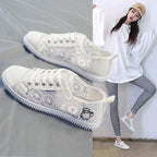Damen Sneakers mit floralen Einsätzen und verstärktem Komfort R&B