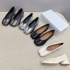 Damen Ballerinas mit schimmerndem Obermaterial und bequemer Passform