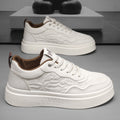 Damen Sneakers aus hochwertigem Leder mit trendiger Logostickerei von R&B