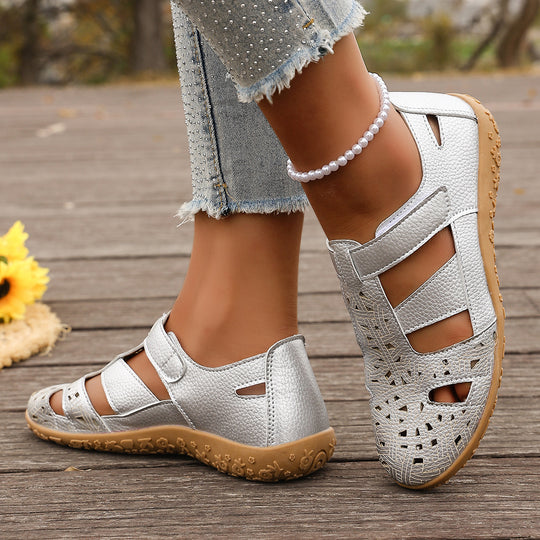 Damen Freizeit-Schuhe mit atmungsaktivem Design und verstellbarem Klettverschluss R&B