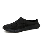Damen nan ultraleichter Slip-On-Freizeitschuh mit nahtlosem Netzstrick, ergonomischer Fersenlasche und flexibler Wellenlaufsohle R&B