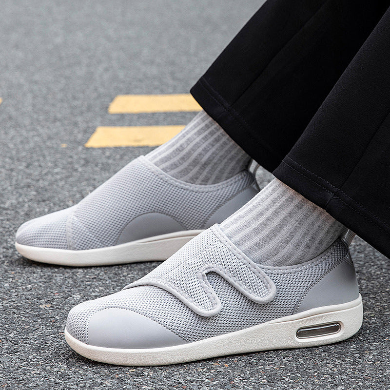 Damen Slip-On Sneakers mit atmungsaktivem Mesh-Obermaterial und dämpfender Sohle R&B
