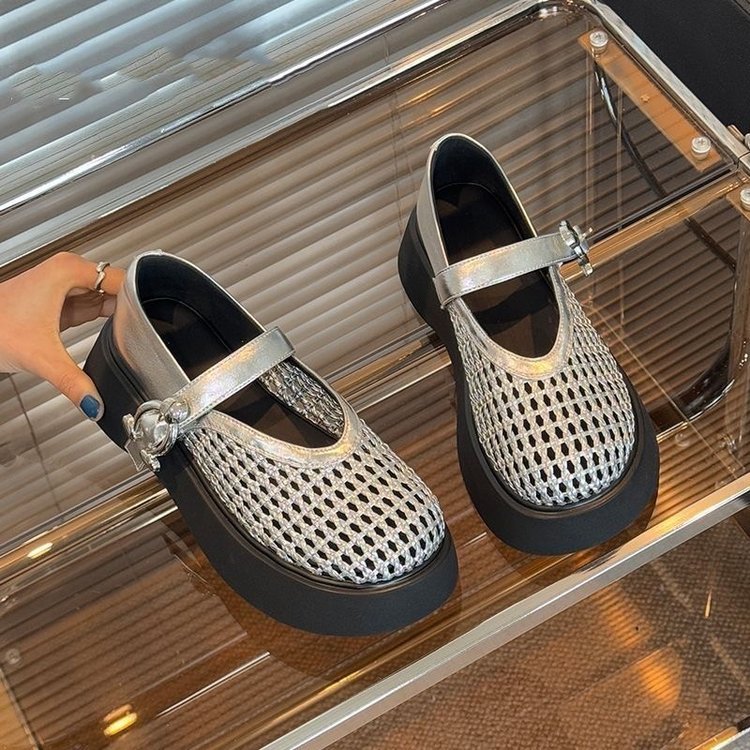 Damen Bequeme Clogs mit atmungsaktivem Netzdesign und verstellbarem Riemen R&B