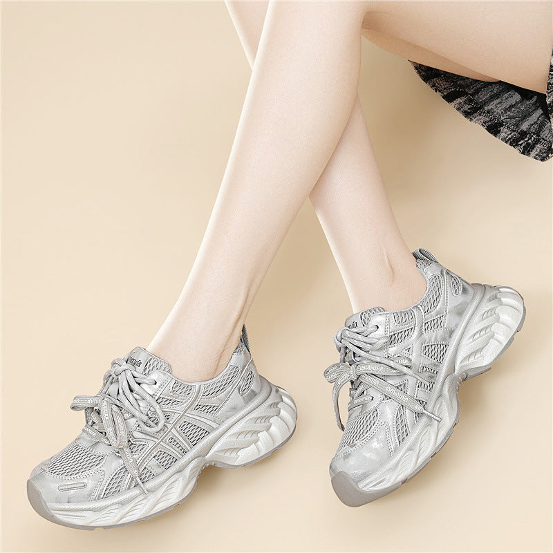 Damen Atmungsaktive und gedämpfte Sportschuhe mit dynamischer Sohle R&B