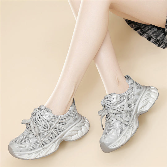 Damen Atmungsaktive und gedämpfte Sportschuhe mit dynamischer Sohle R&B