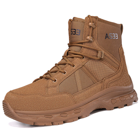 Herren High-Performance Trekkingstiefel mit atmungsaktiver Mesh-Oberfläche R&B