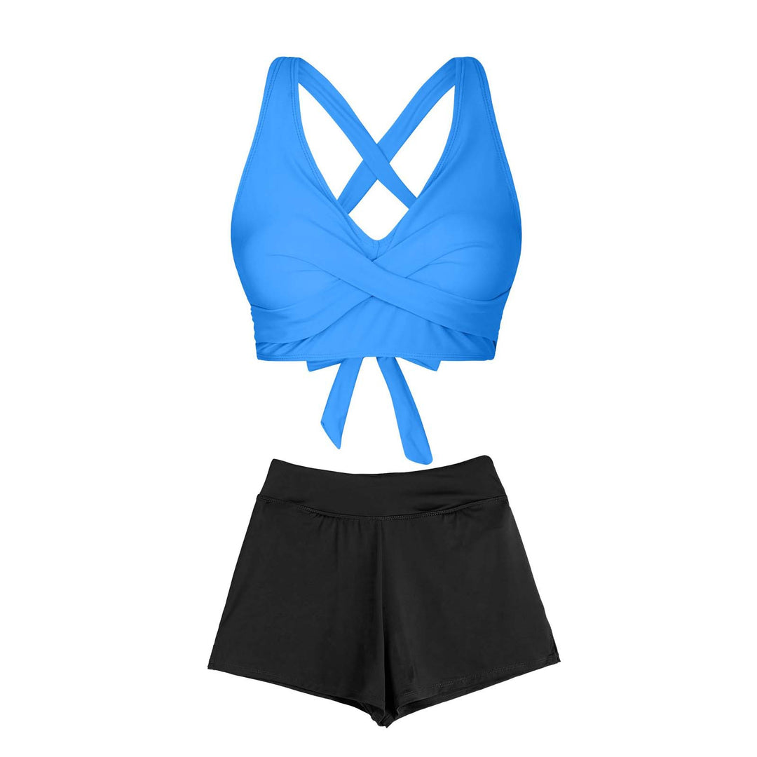Damen Zweiteiliger Badeanzug mit floralem Design R&B